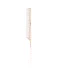 Расческа парикмахерская с пластиковым хвостиком Polycarbonate Kapous Professional 249*24 мм