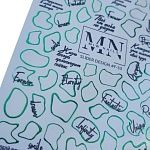 33F Слайдеры для дизайна ногтей Фольгированый Miw Nails 2 гр
