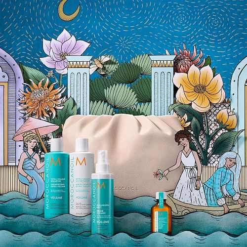 Набор праздничный 2024 Moroccanoil Holiday Volume для объема
