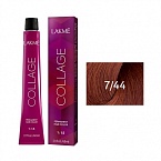 7,44 Крем-краска для волос перманентная Средний блондин медный яркий Collage Lakme 60 мл