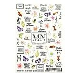 91W Слайдеры для дизайна ногтей Цветной Miw Nails 2 гр