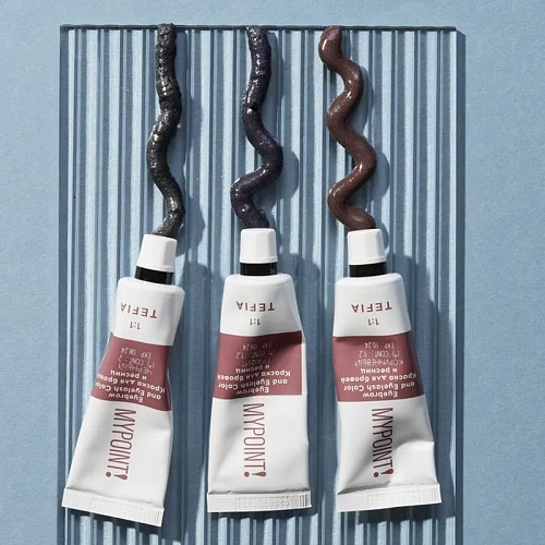 Краска для бровей и ресниц Черная Eyebrow And Eyelash Color Tefia 25 мл