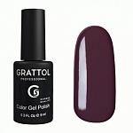 Гель-лак GRATTOL COLOR GEL POLISH BURGUNDY 9 мл  № 009 