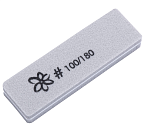 Шлифовка для ногтей прямая двухсторонняя мини 07 Серая 100/180 грит Irisk
