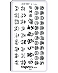 Пластина для стемпинга Crazy story Smile Kapous Nails