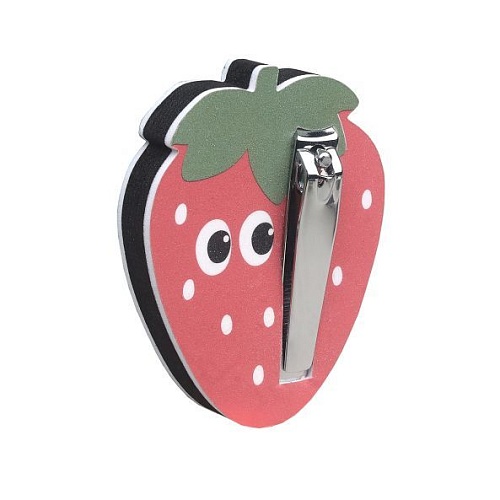 Набор для маникюра Клубничка кусачки и пилка 180/3000 грит Manicure Set Strawberry Solomeya