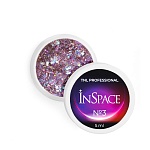 03 Гель для дизайна ногтей светоотражающий футуристический лиловый InSpace TNL 5 мл