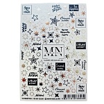 #F-28 Слайдеры для дизайна ногтей Фольгированый Miw Nails 2 гр (нг)