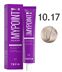 10,17 Гель-краска для волос экстра светлый блонд пепел-фиолет Tone On Tone Hair Coloring Tefia 60 мл