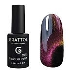 04 Гель-лак Color Gel Polish 9D Cat Eye Grattol 9 мл