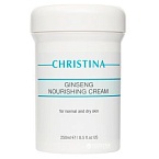 Крем для лица питательный с женьшенем нормального типа кожи Ginseng Nourishing Christina 250 мл