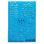 22F Слайдеры для дизайна ногтей Фольгированый Miw Nails 2 гр