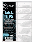 Типсы для наращивания экспресс гелевые для стилет Gel Tips 12 размеров Irisk 240 шт