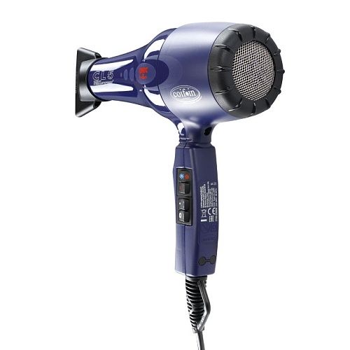 Фен для волос CLcl5Ri ионизация 2 насадки 2300 Вт синий COIF*IN