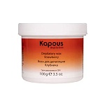 Воск для депиляции для разогрева в СВЧ-печи клубника Kapous Depilation 100 гр