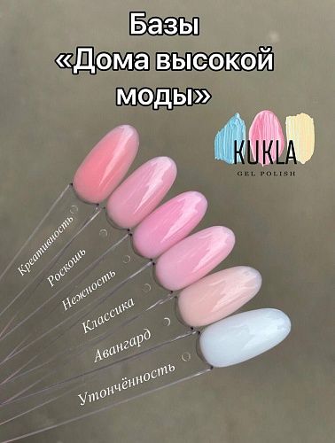 База для ногтей камуфлирующая Нежность от Gucci Kukla Gel 15 мл