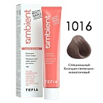 1016 Крем-краска для волос перманентная специальный блондин пепельно-махагоновый Ambient Tefia 60 мл