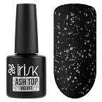 02 Топ для гель-лака вельветовый декоративный без липкого слоя White Velvet Ash Top Irisk 10 мл